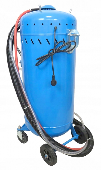 Statie mobila de sablare profesionala cu nisip 106L cu aspirator incorporat aparat masina sablat (BP-4258) [4]