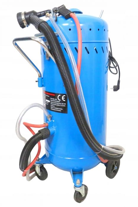 Statie mobila de sablare profesionala cu nisip 106L cu aspirator incorporat aparat masina sablat (BP-4258) [2]