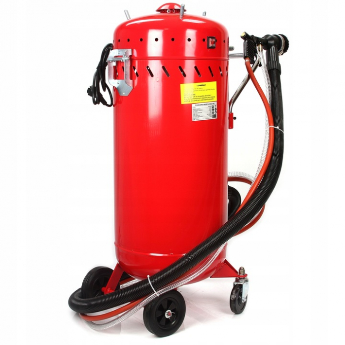Statie mobila de sablare profesionala cu nisip 106L cu aspirator incorporat aparat masina sablat (M80593) [4]