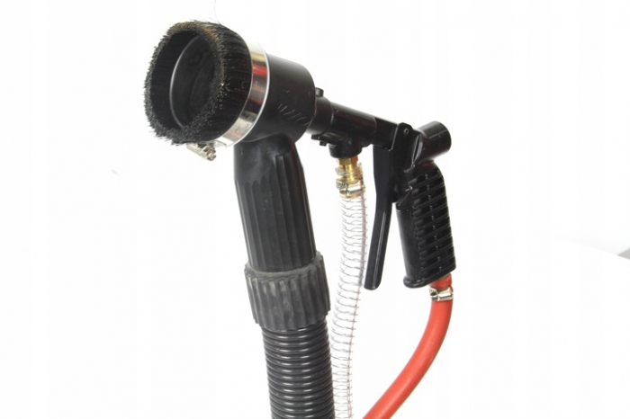 Statie mobila de sablare profesionala cu nisip 106L cu aspirator incorporat aparat masina sablat (M80593) [5]