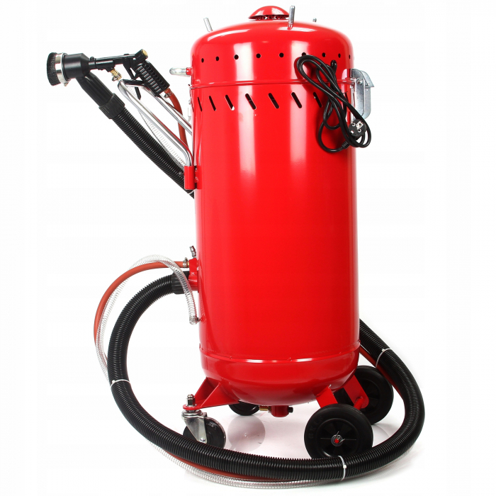 Statie mobila de sablare profesionala cu nisip 106L cu aspirator incorporat aparat masina sablat (M80593) [2]