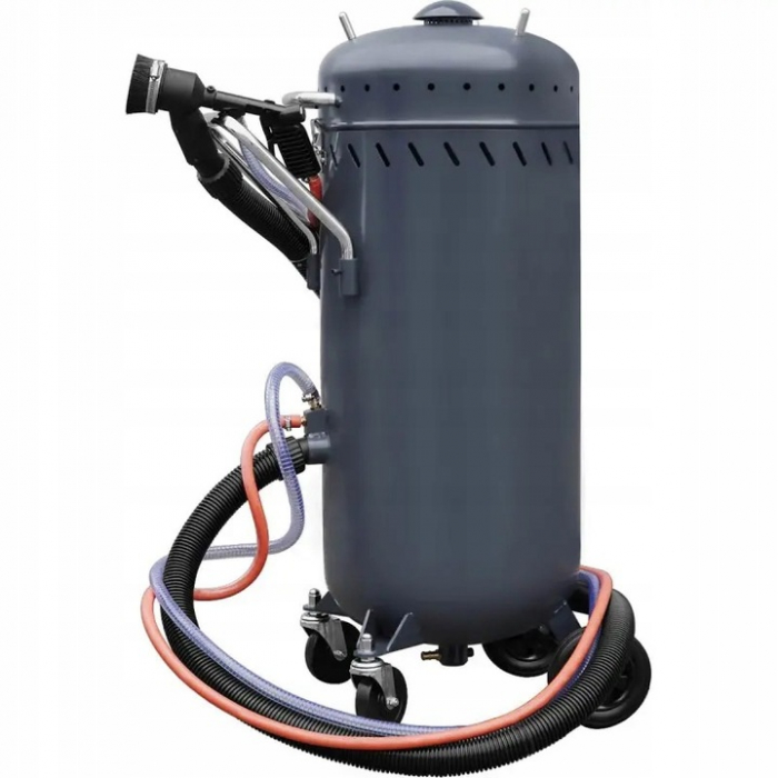 Statie mobila de sablare profesionala cu nisip 106L cu aspirator incorporat aparat masina sablat (P105) [3]