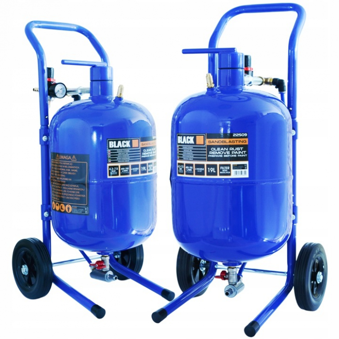 Statie mobila de sablare profesionala cu nisip mobila 19L aparat masina sablat (22509) [4]