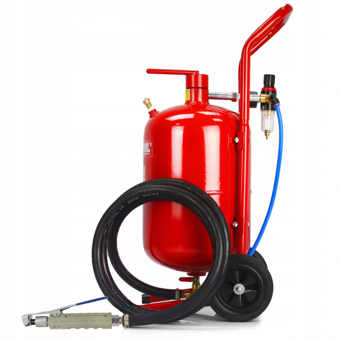 Statie mobila de sablare profesionala cu nisip mobila 19L aparat masina sablat (M80590) [5]