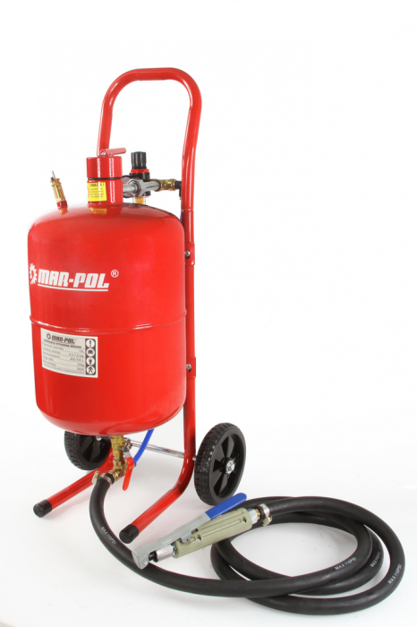 Statie mobila de sablare profesionala cu nisip mobila 19L aparat masina sablat (M80590) [6]