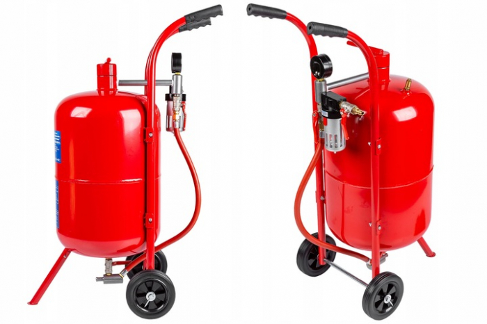 Statie mobila de sablare profesionala cu nisip mobila 38L aparat masina sablat (1022) [5]