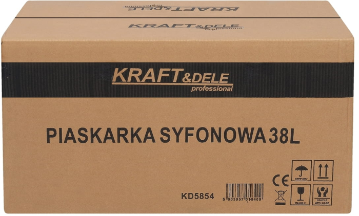 Statie mobila de sablare profesionala cu nisip mobila 38L aparat masina sablat + accesorii (KD5854) [18]