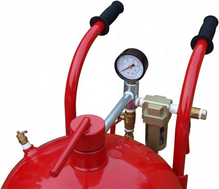 Statie mobila de sablare profesionala cu nisip mobila 38L aparat masina sablat (XH-T1010) [4]