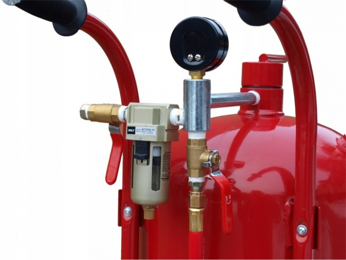 Statie mobila de sablare profesionala cu nisip mobila 38L aparat masina sablat (XH-T1010) [5]