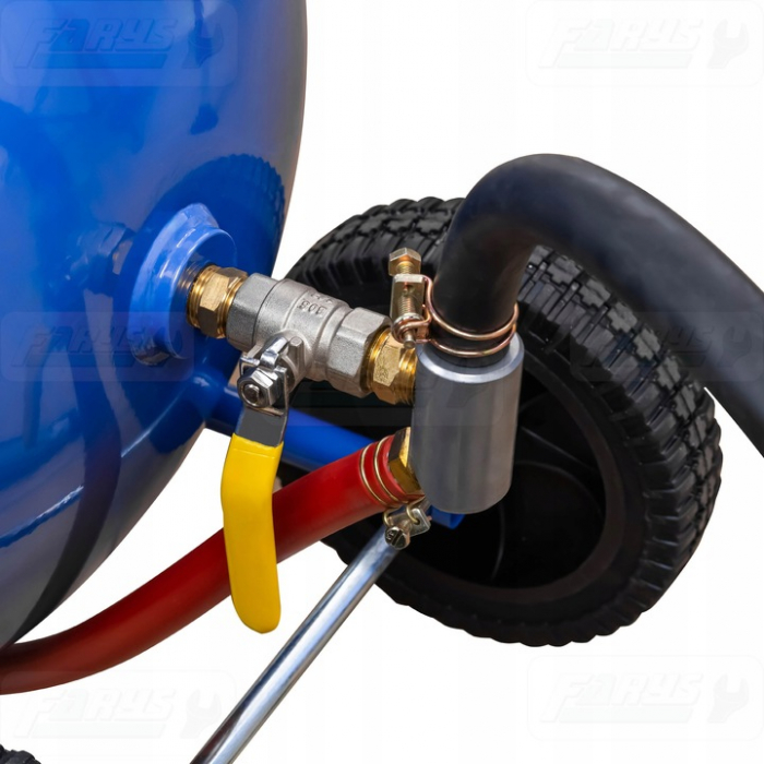 Statie mobila de sablare profesionala cu nisip mobila 76L aparat masina sablat (FR7011N) [5]