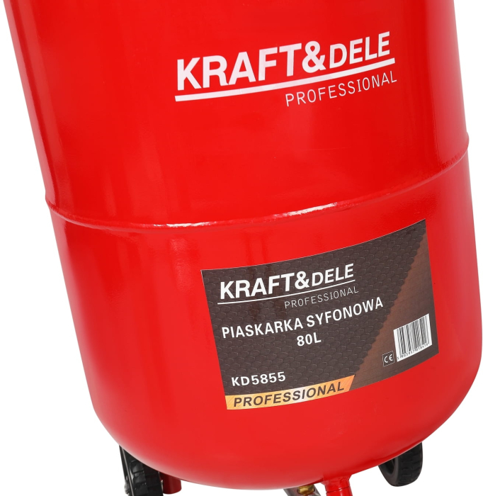 Statie mobila de sablare profesionala cu nisip mobila 80L aparat masina sablat + accesorii (KD5855) [11]