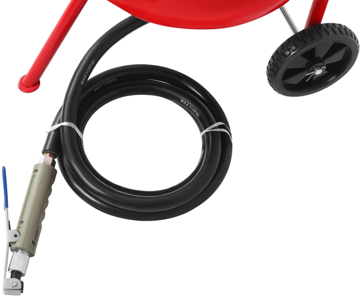 Statie mobila de sablare profesionala cu nisip mobila 80L aparat masina sablat + accesorii (KD5855) [13]