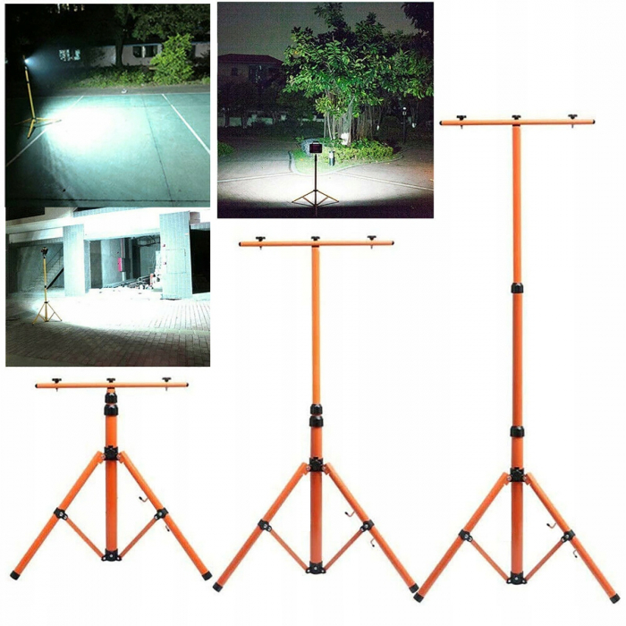 Stativ trepied suport reglabil lampa reflector proiector dublu 1.52m (V87541) [2]