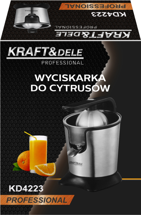 Storcator electric de citrice 500 W, din inox, cu maneta de presare (KD4223) [11]
