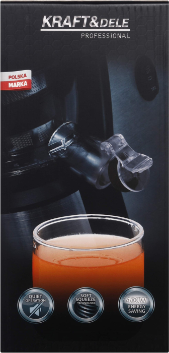 Storcator lent fructe si legume 450W cu tehnologie presare si filtru inox  (KD4301) [14]