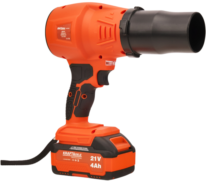 Suflanta aer cu acumulator 21V 4.0Ah 800W pentru curatare frunze si praf cu viteza 220 km/h (KD3591) [16]