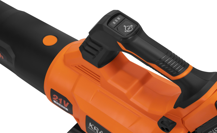Suflanta de frunze cu acumulator 21V, 2x4Ah, viteza aer 330 km/h (KD3446) [6]