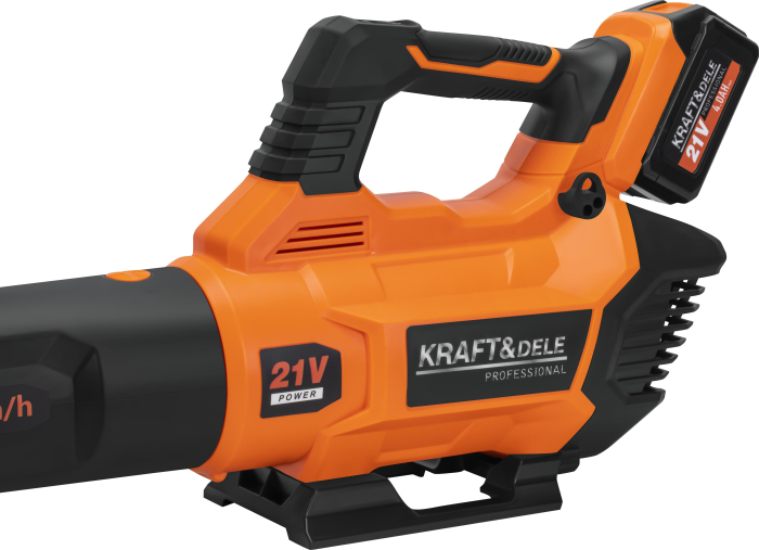 Suflanta de frunze cu acumulator 21V, 2x4Ah, viteza aer 330 km/h (KD3446) [7]