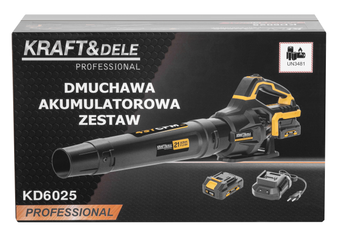 Suflanta fara fir 21V 2Ah pentru frunze si resturi (KD6025) [17]