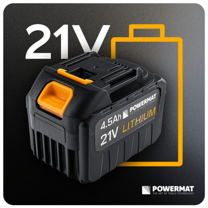 Suflanta fara fir 21V 4.5Ah, 2 in 1, 225 km/h, 3 viteze, aspirator cu filtru HEPA si LED PM1638 (PM-DA-21V-4.5AT) [26]