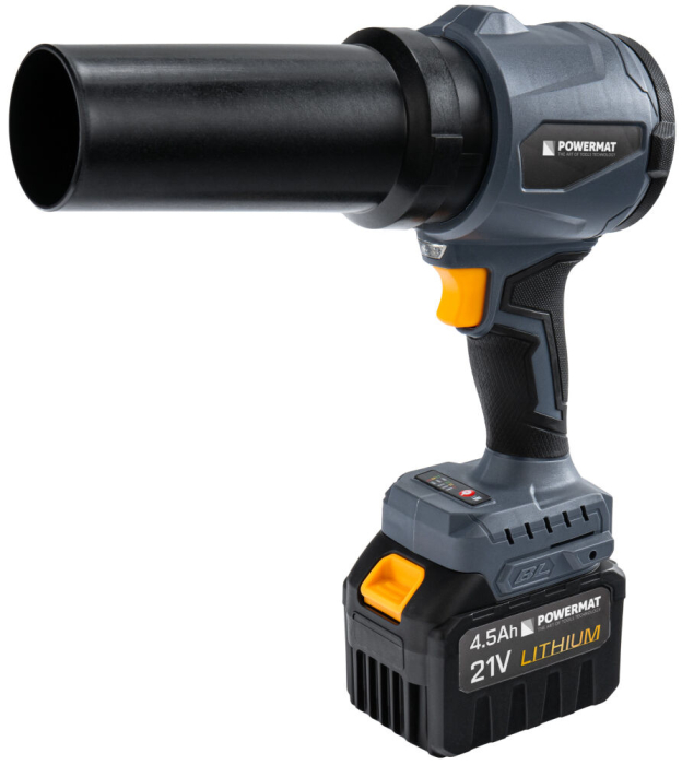 Suflanta fara fir 21V 4.5Ah, 2 in 1, 225 km/h, 3 viteze, aspirator cu filtru HEPA si LED PM1638 (PM-DA-21V-4.5AT) [3]
