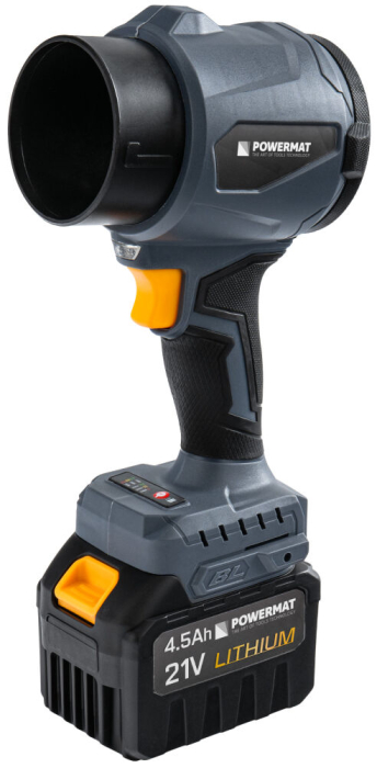 Suflanta fara fir 21V 4.5Ah, 2 in 1, 225 km/h, 3 viteze, aspirator cu filtru HEPA si LED PM1638 (PM-DA-21V-4.5AT) [2]