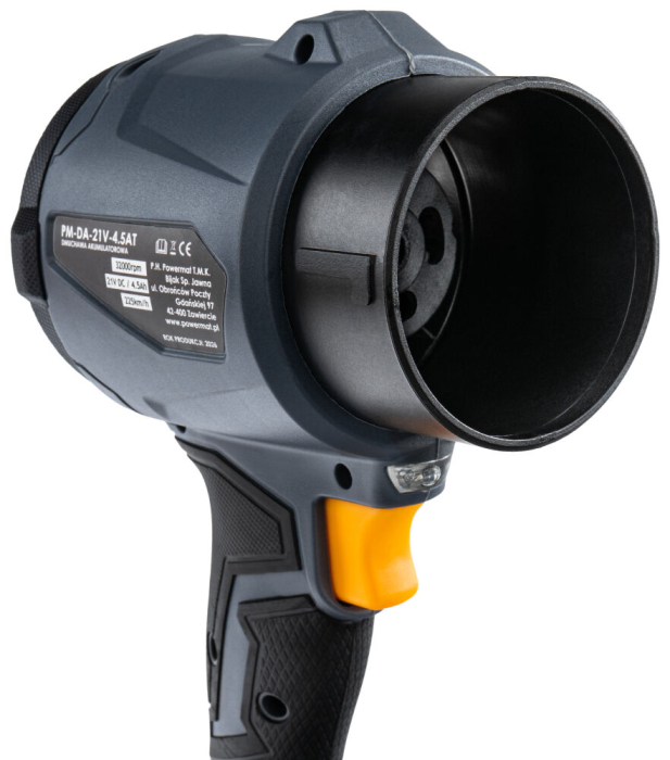 Suflanta fara fir 21V 4.5Ah, 2 in 1, 225 km/h, 3 viteze, aspirator cu filtru HEPA si LED PM1638 (PM-DA-21V-4.5AT) [9]