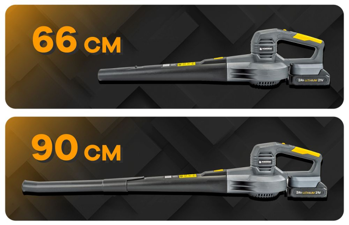 Suflanta frunze cu 2 acumulatori 21V, 2Ah, viteza 250 km/h, 13000 rpm, PM0742 (PM-ADDL-20C) [19]