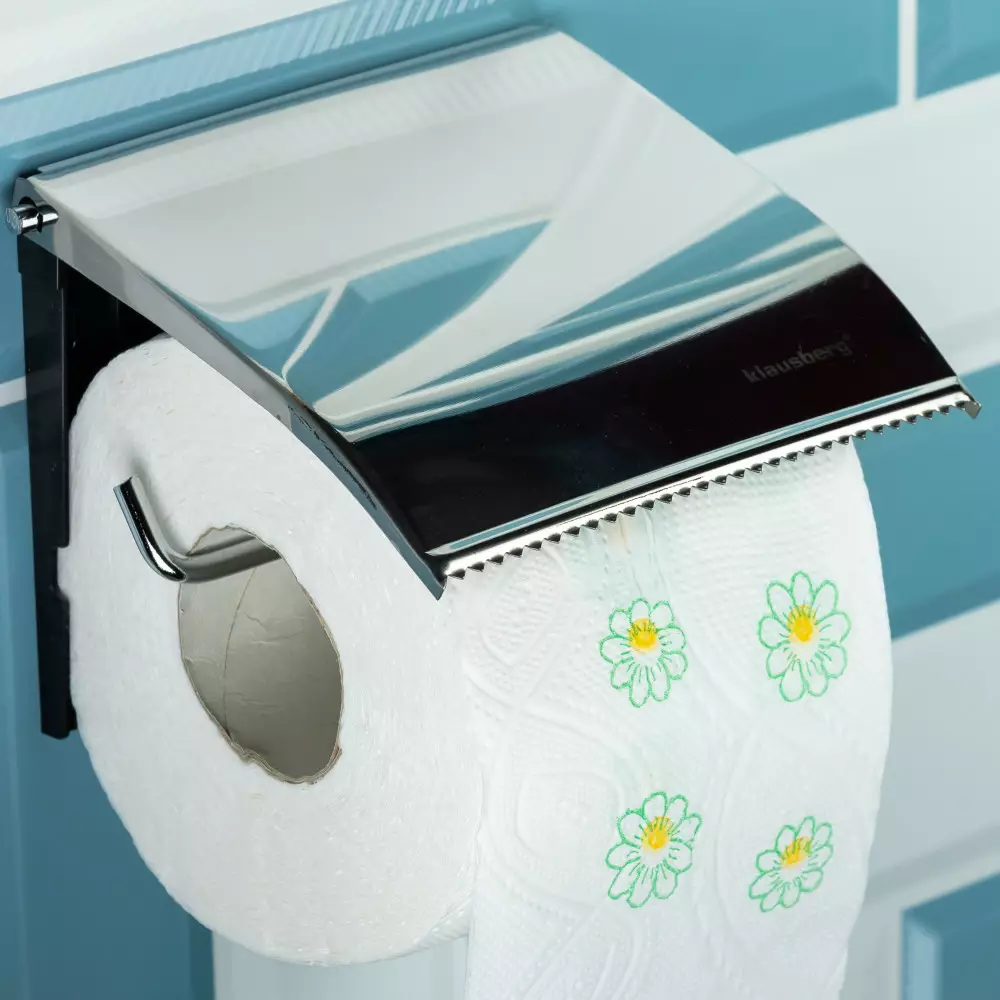 Suport hartie igienica, otel inoxidabil, montare perete (KB-7087) [4]