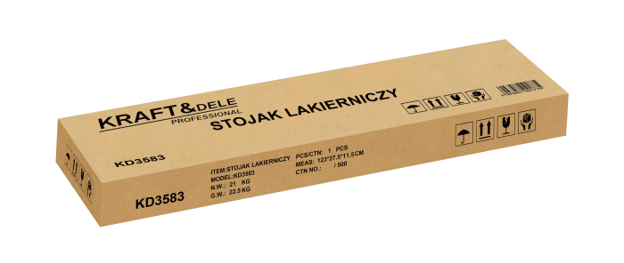 Suport mobil pentru vopsire caroserie cu latime reglabila si 4 roti (KD3583) [17]