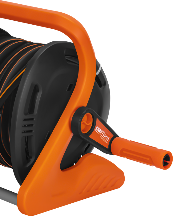 Suport pentru furtun de gradina 20m + 2m cu manivela si tuburi aluminiu (KD2156) [8]