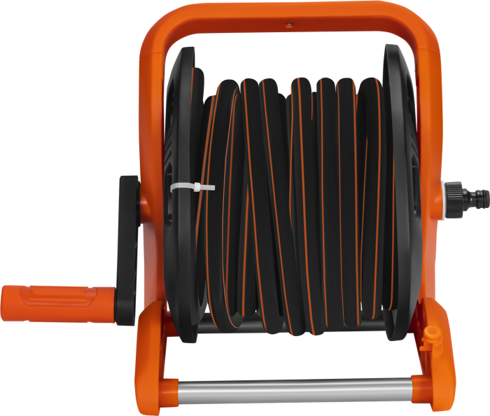 Suport pentru furtun de gradina 20m + 2m cu manivela si tuburi aluminiu (KD2156) [10]