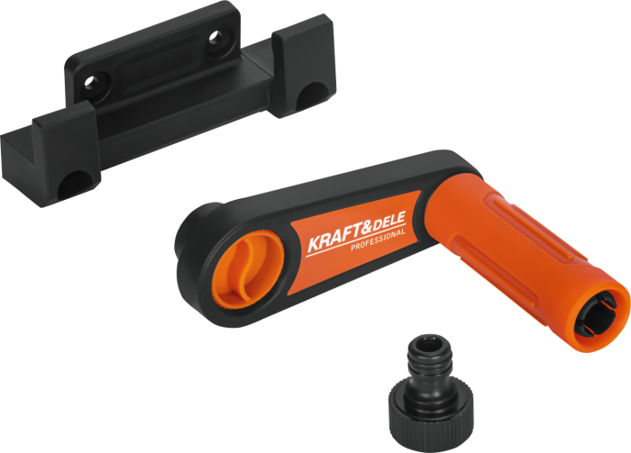 Suport pentru furtun de gradina 20m + 2m cu manivela si tuburi aluminiu (KD2156) [11]