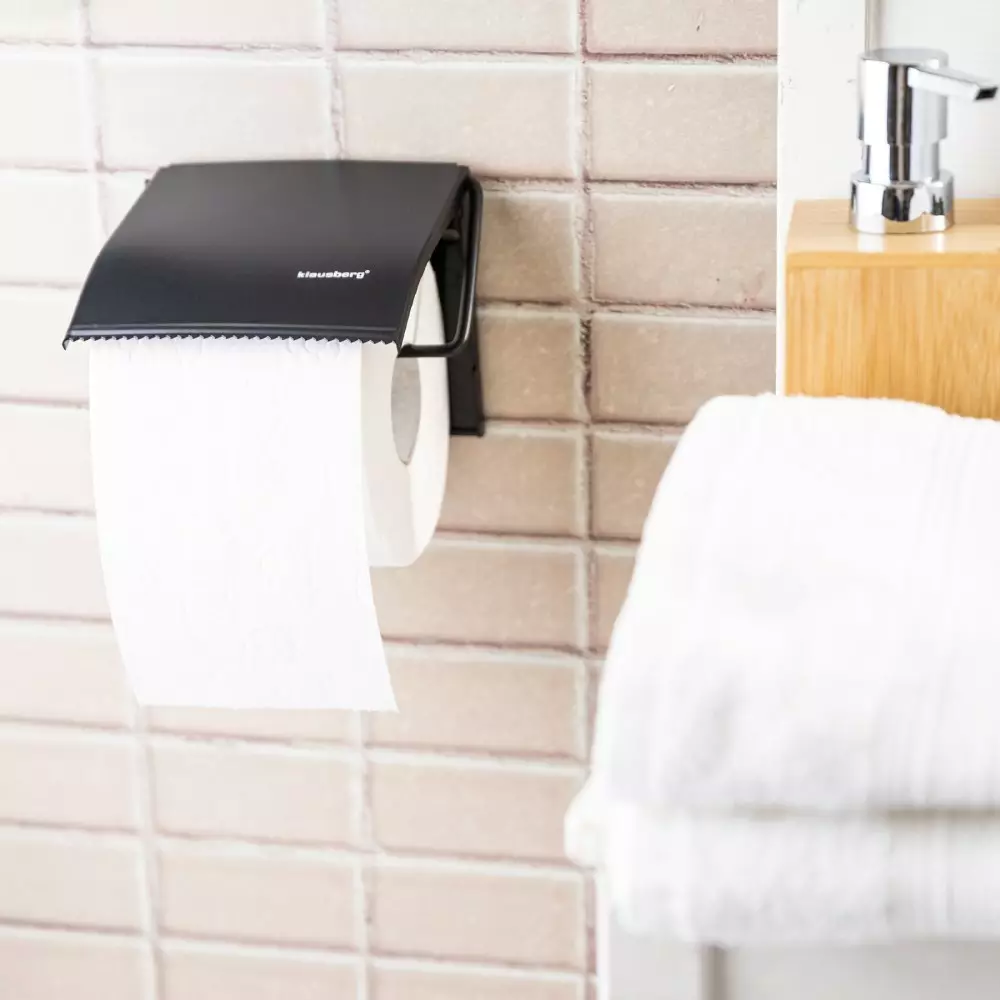 Suport pentru rola de hartie igienica negru (KB-7713) [3]