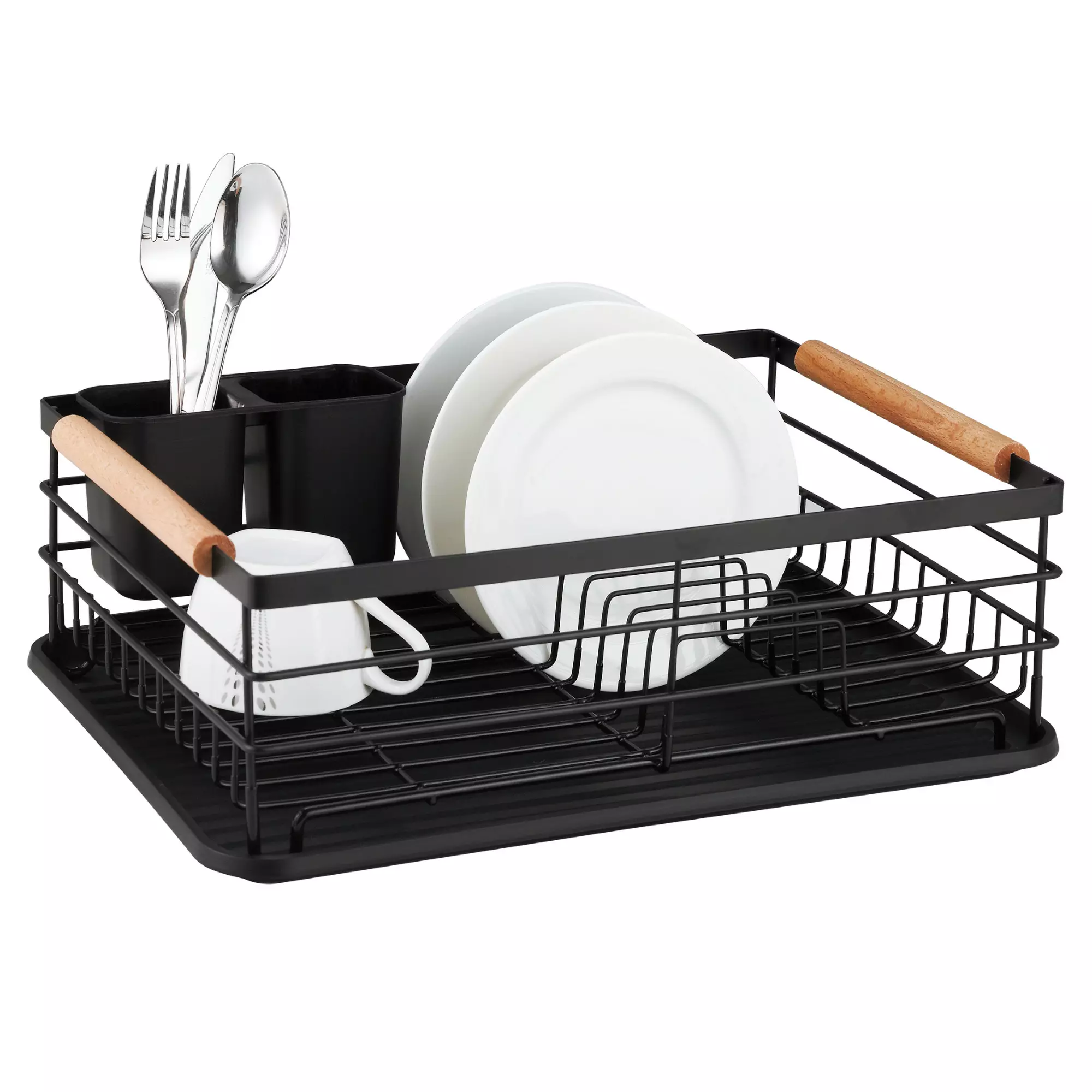 Suport pentru uscare vase din otel negru (KH-1728) [3]