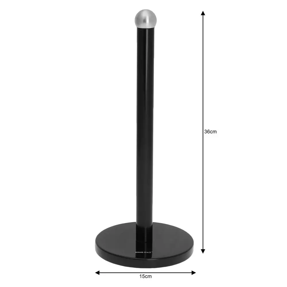 Suport prosoape de hartie, otel negru, diametru 15x36cm (KH-1219) [2]