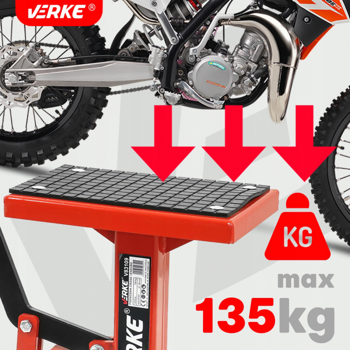 Suport stand cric motocicleta cross enduro 135kg (V83109) [8]