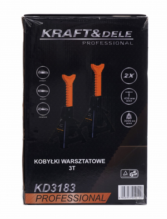 Suporturi auto 3T, 303-438 mm, 2 buc., capre auto (KD3183) [8]