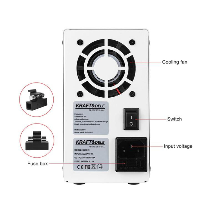 Sursa de alimentare de laborator (KD5870) [2]