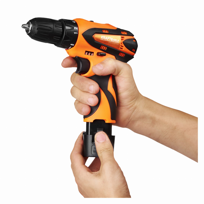 Surubelnita cu acumulator 1.5Ah cu 2 viteze si LED pentru insurubare si gaurire (KD3085) [11]
