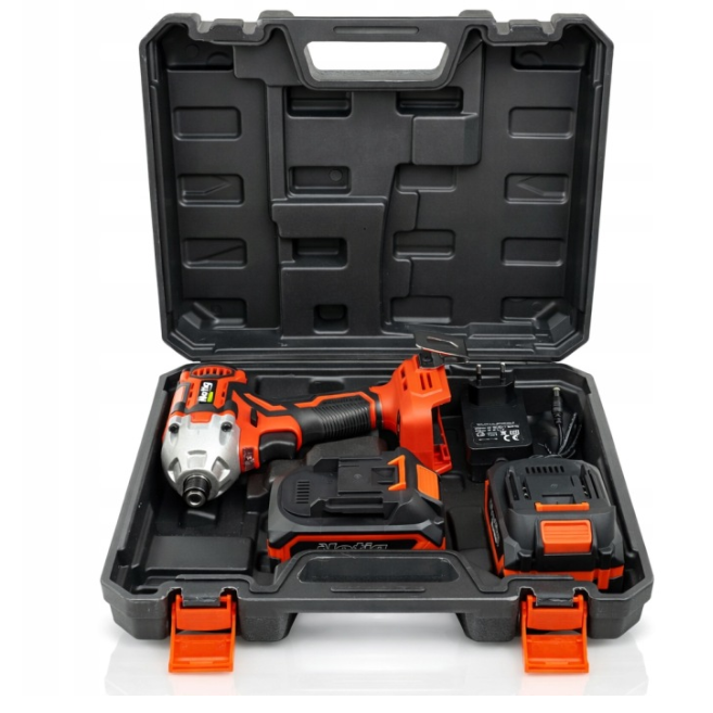 Surubelnita cu impact cu acumulator 20V 2x3.0Ah fara perii cu cuplu 350Nm si prindere 1/4" (N4344) [10]
