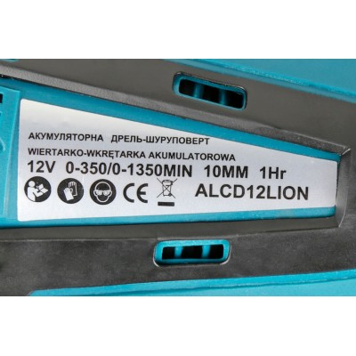Aparat de gaurit, insurubat, bormasina fara fir 12v li-ion cu 2 baterii (C10119) [14]