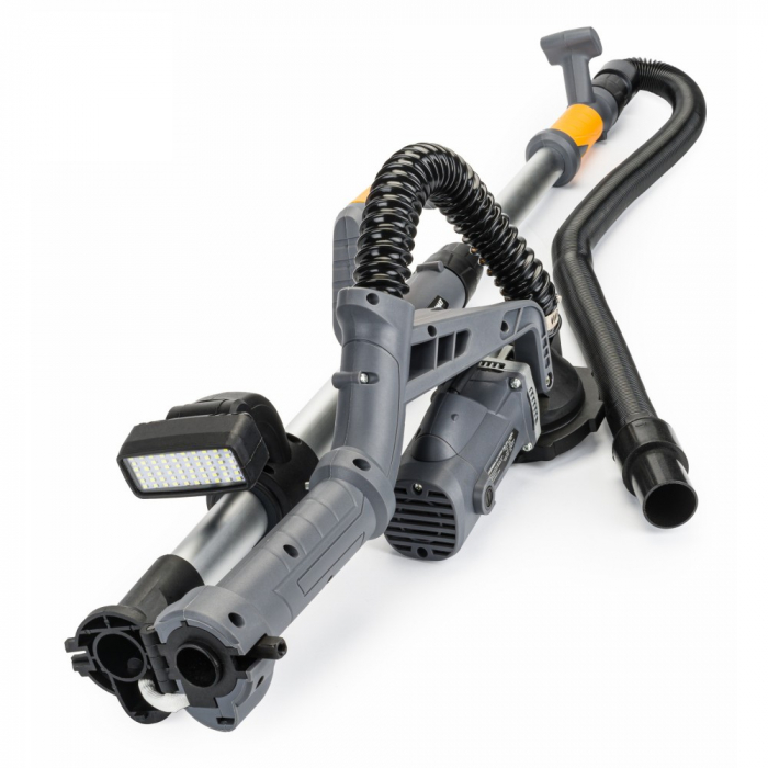 Masina, aparat slefuit pereti 1450W 2 in 1 282mm 225mm cu aspirare extensibil girafa cu lumina LED (PM0652) [14]