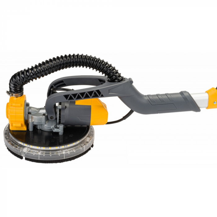 Masina, aparat slefuit pereti 1500W 225mm cu aspirare extensibil girafa cu lumina LED (PM0798) [4]