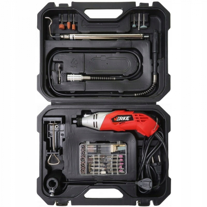 Set polizor freza mini 170W biax + accesorii 126piese (V08000) [8]