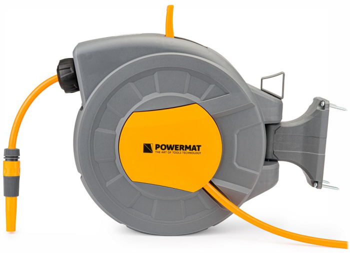 Tambur automat cu furtun gradina 20m si suport perete PM1125 (PM-ABNW-20M) [3]