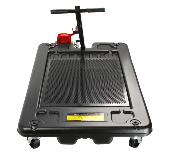 Tava colectare ulei auto 70L cu pompa manuala si roti pivotante (M78318) [5]