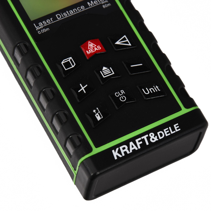 Telemetru cu laser digital 80m + husa protectie (KD10407) [8]