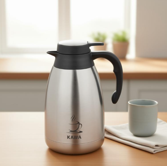Termos cafea inox 2L cu pereti dubli si sistem de turnare (KH-2094) [2]
