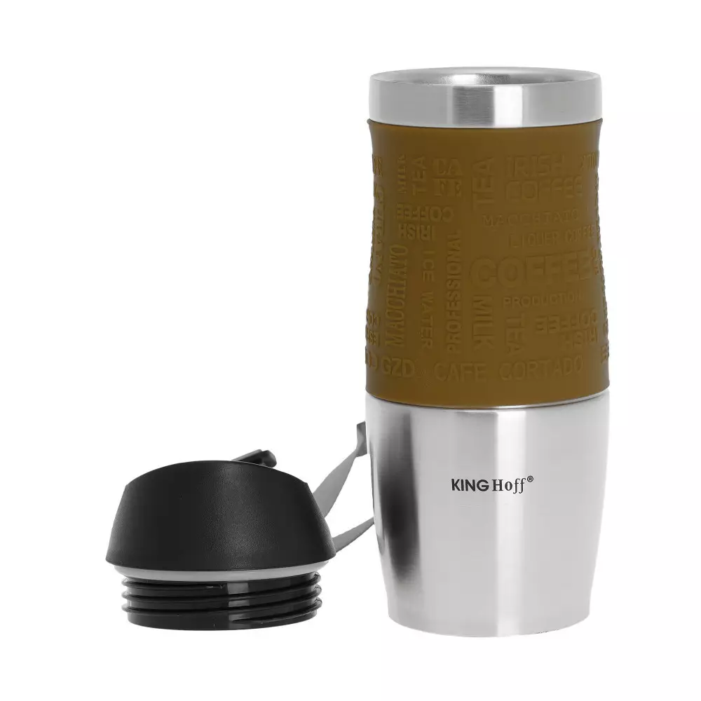 Cana termos din otel inoxidabil diverse culori 380 ml (KH-4176) [3]